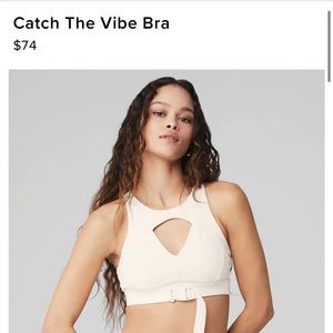 Catch the Vibe sports bra- ivory
